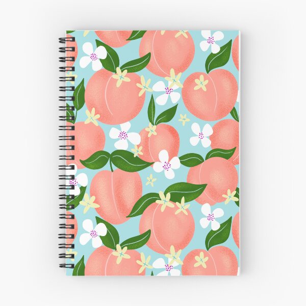 Item preview, Peach florals designed and sold by Papergrape.