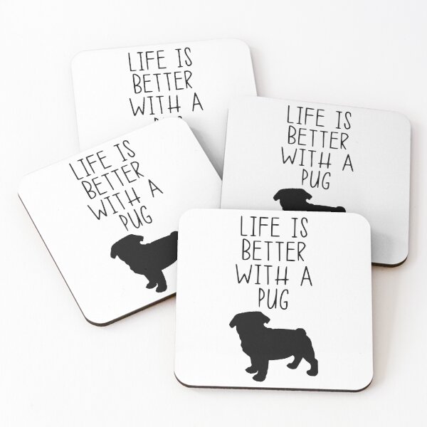 Item preview, Life Is Better With A Pug designed and sold by kindxinn.