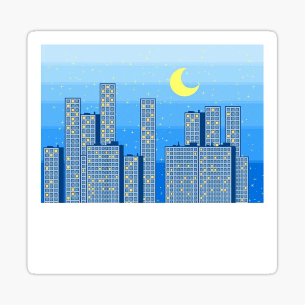 Awake at Night Sticker