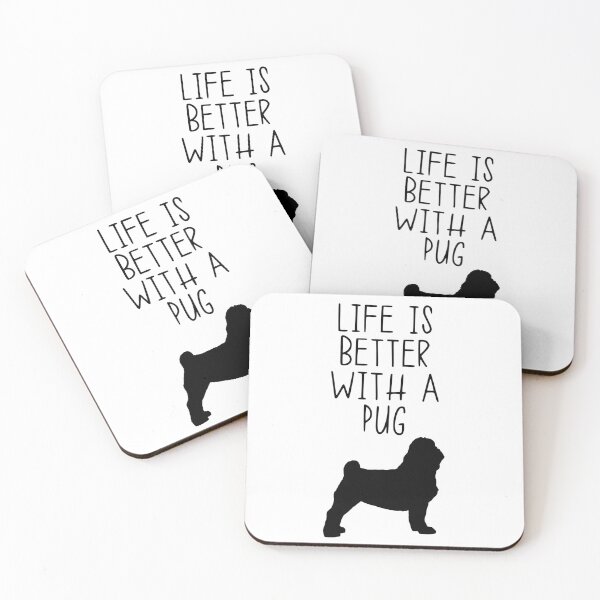 Item preview, Life Is Better With A Pug designed and sold by kindxinn.