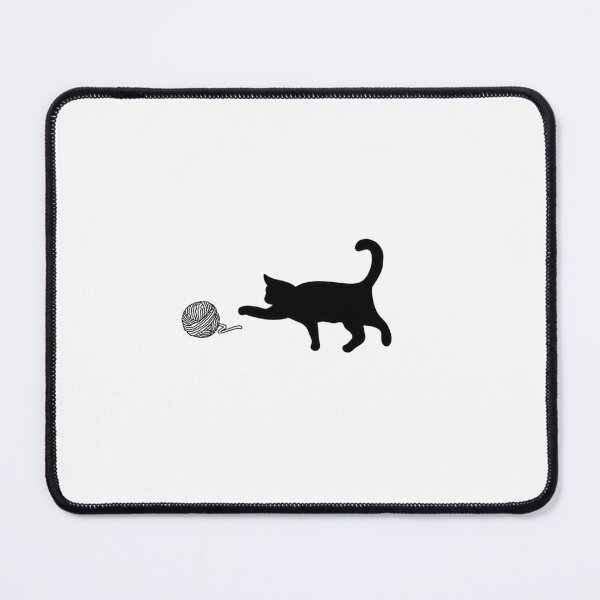 Item preview, Cat with yarn designed and sold by angrystickergal.
