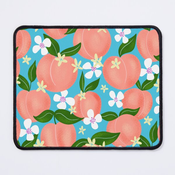 Item preview, Peach florals designed and sold by Papergrape.