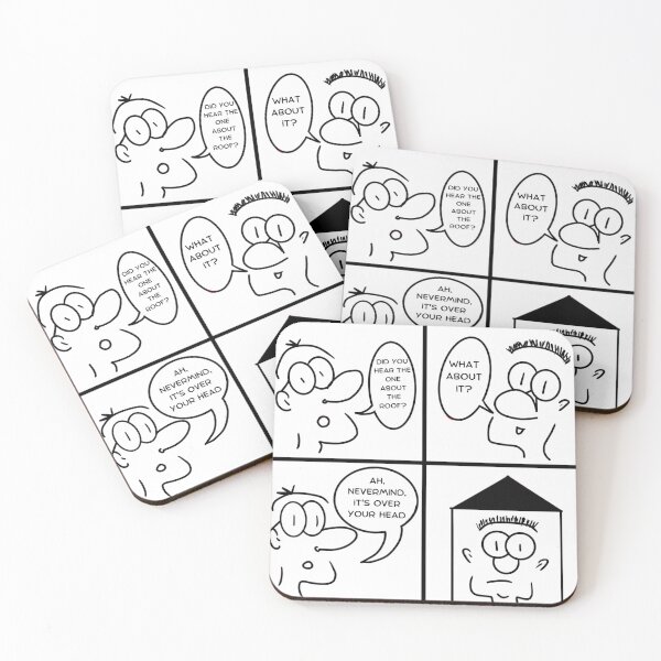 Item preview, Did you hear the one about the roof? BigNoseComics designed and sold by BigNoseComics.