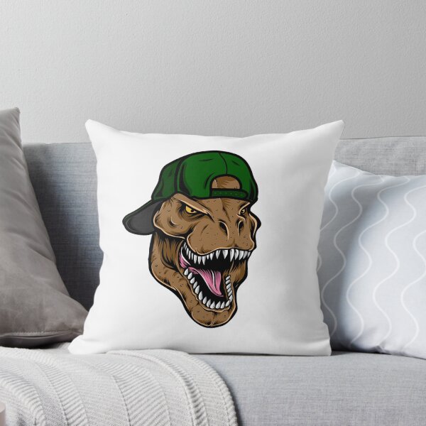 Item preview, T-Rex wearing green backwards cap designed and sold by Donovan Olson.
