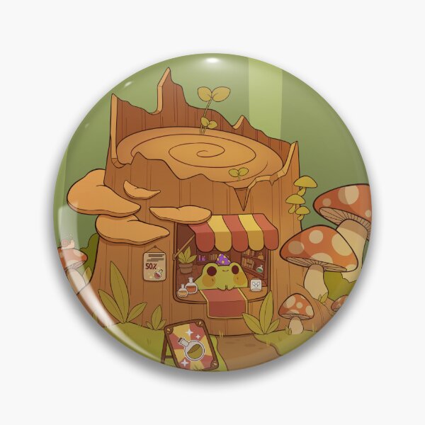 Item preview, Magic potion shop with frog designed and sold by Rihnlin.
