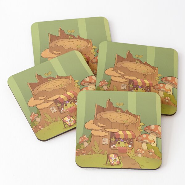 Item preview, Magic potion shop with frog designed and sold by Rihnlin.