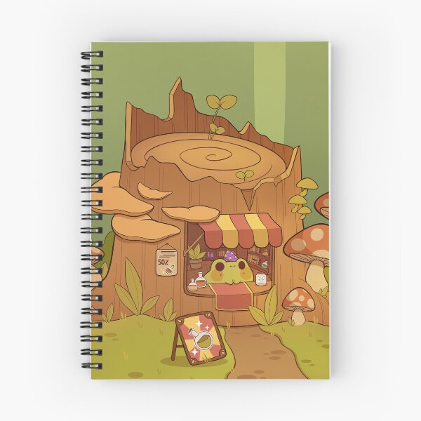 Item preview, Magic potion shop with frog designed and sold by Rihnlin.