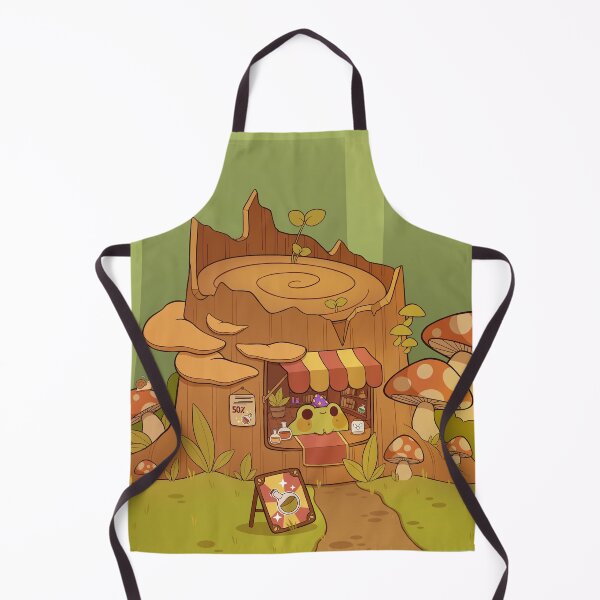 Item preview, Magic potion shop with frog designed and sold by Rihnlin.