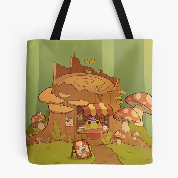 Item preview, Magic potion shop with frog designed and sold by Rihnlin.
