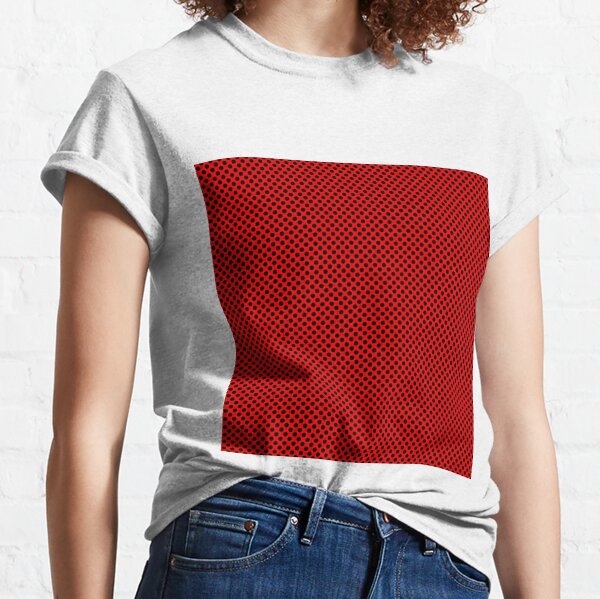 Red and White Polka Dots Minnie Classic Printed T-Shirt Top