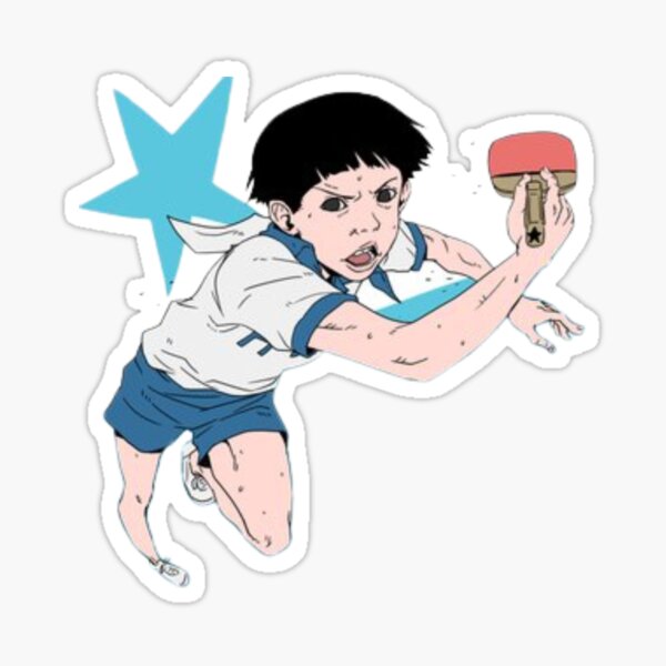 Ping Pong Manga Stickers for Sale