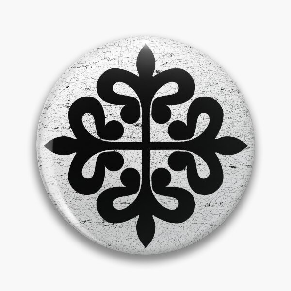 Item preview, Alcantara Cross in white circle designed and sold by IsisOsiris.