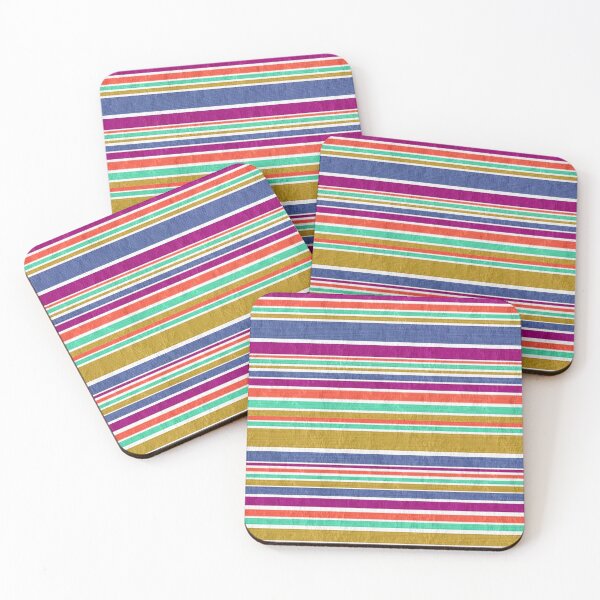 Item preview, Horizontal Multicolor Stripes designed and sold by OutcastBrain.