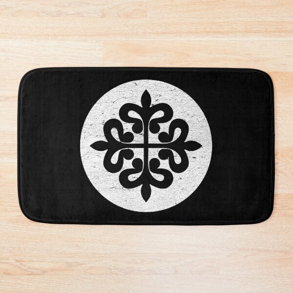 Item preview, Alcantara Cross in white circle designed and sold by IsisOsiris.