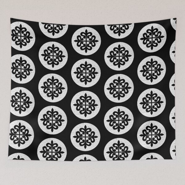 Item preview, Alcantara Cross in white circle designed and sold by IsisOsiris.