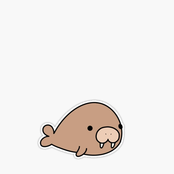 Cute Walrus Drawing Walrus Clipart Stock Illustrations, Vectors,