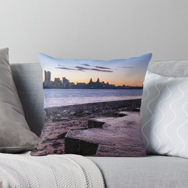 Item preview, Mersey Low Tide Sunrise designed and sold by neonlightphoto.