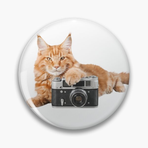 Item preview, Cat+camera  designed and sold by Stingchic.