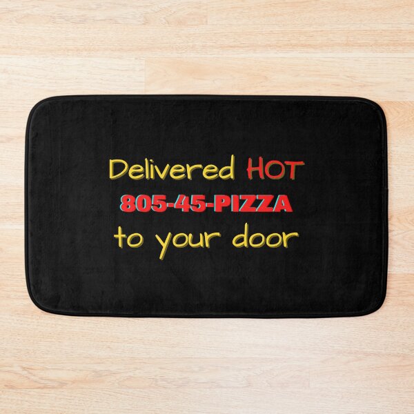 Item preview, Delivered Hot To Your Door 805-45-PIZZA Surfer Boy Pizza Argyle designed and sold by two7designs.