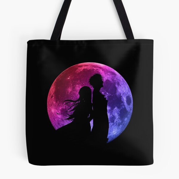 Item preview, Okabe and Kurisu Moon Inspired Anime Shirt designed and sold by Nixon Robeton.