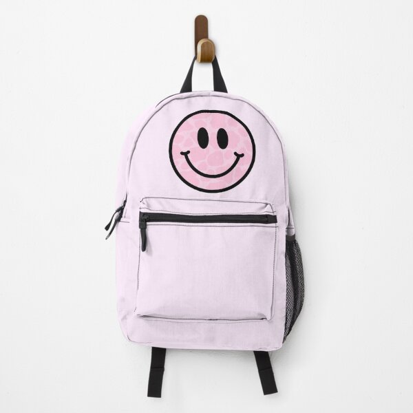 Item preview, Pink Cow Print Smiley designed and sold by ArtWithArchie.