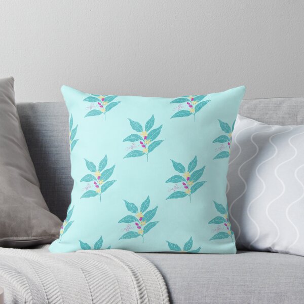 Item preview, Coffee summer vibes! Simple coffee branch pattern designed and sold by thealohastudios.