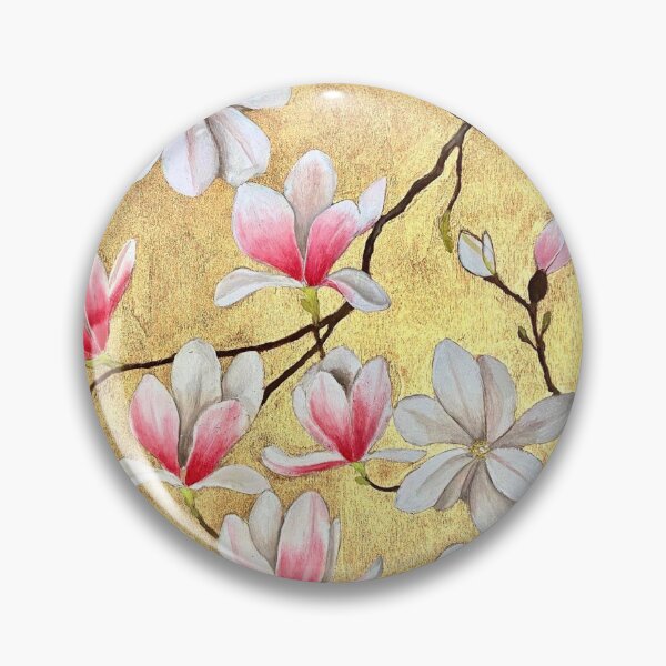 Artikelvorschau, Magnolie auf Blattgold entworfen und verkauft von SyncopeMars.