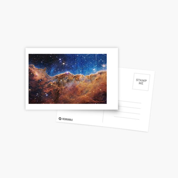 HIGHEST QUALITY First NASA Photograph James Webb Space Telescope Cosmic Cliffs Deep Field Universe Postcard
