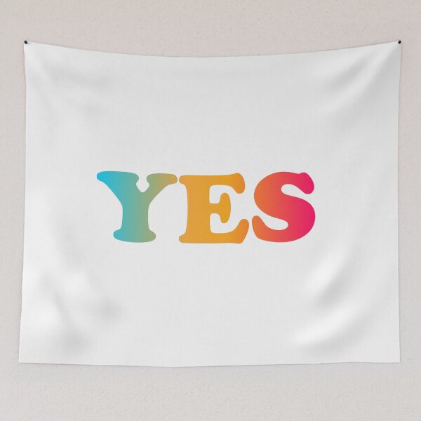 Item preview, YES colorful positive text designed and sold by Inspirationmotivation.
