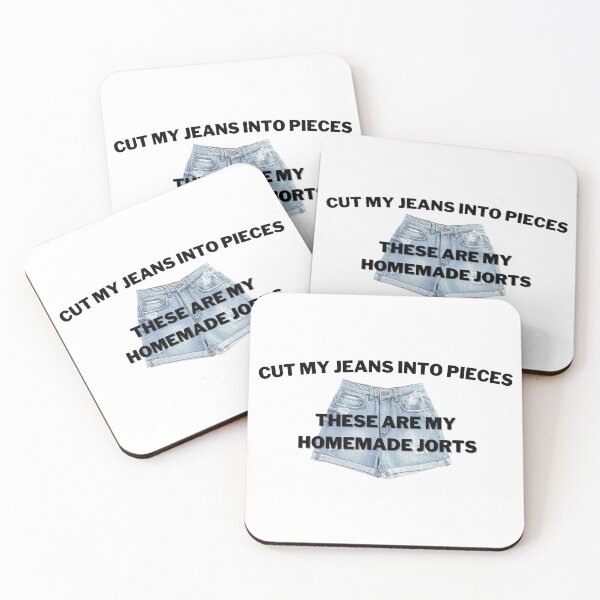 Item preview, Cut My Jeans Into Pieces - light designed and sold by natcat-designs.