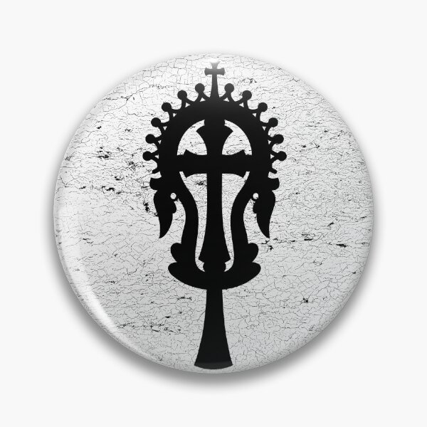 Item preview, Lalibela Cross in white circle designed and sold by IsisOsiris.