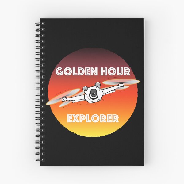 Item preview, Funny Drone T-Shirt Golden Hour Explorer Mini 3 Drone Pilot Tee designed and sold by stilgoe.