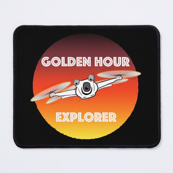 Item preview, Funny Drone T-Shirt Golden Hour Explorer Mini 3 Drone Pilot Tee designed and sold by stilgoe.