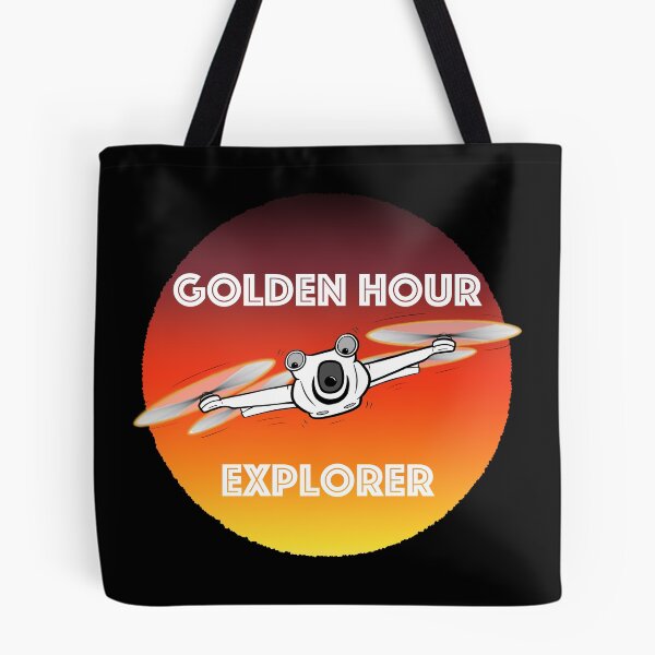 Item preview, Funny Drone T-Shirt Golden Hour Explorer Mini 3 Drone Pilot Tee designed and sold by stilgoe.