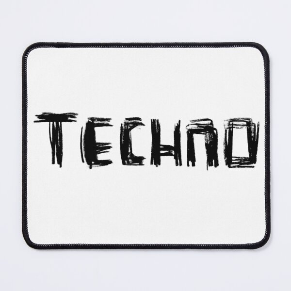 Item preview, Handlettering: Techno Music Lover designed and sold by badlydrawnbabe.