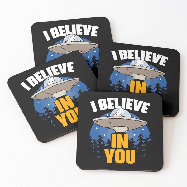 Item preview, I Believe In You Funny Extraterrestrial Life Alien Believer designed and sold by Nessshirts.