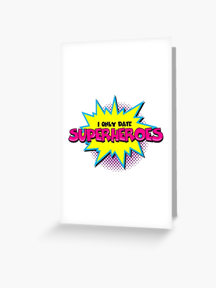 Carte De Vœux Citation Drole De Super Heros Par 0hmc Redbubble