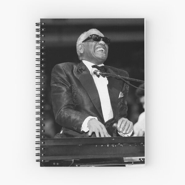 Item preview, Ray Charles - Fotografía en blanco y negro designed and sold by ConcertImages.