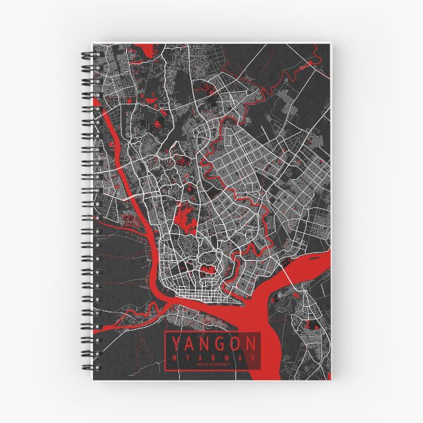 Item preview, Yangon City Map of Myanmar - Oriental designed and sold by deMAP.
