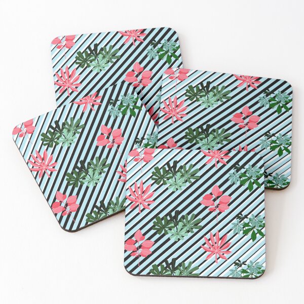 Aperçu de l'œuvre Motif abstrait floral en zigzag créée et vendue par Swagmode.