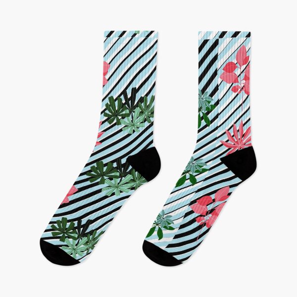 Item preview, Zigzag Floral Abstract Pattern designed and sold by Swagmode.