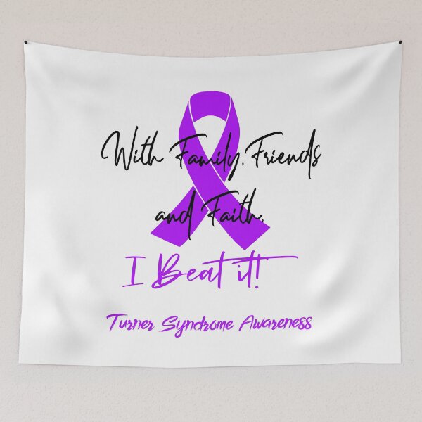 Item preview, Turner Syndrome Warrior - With Family, Friends, and Faith - I BEAT IT! designed and sold by Robbsyn.