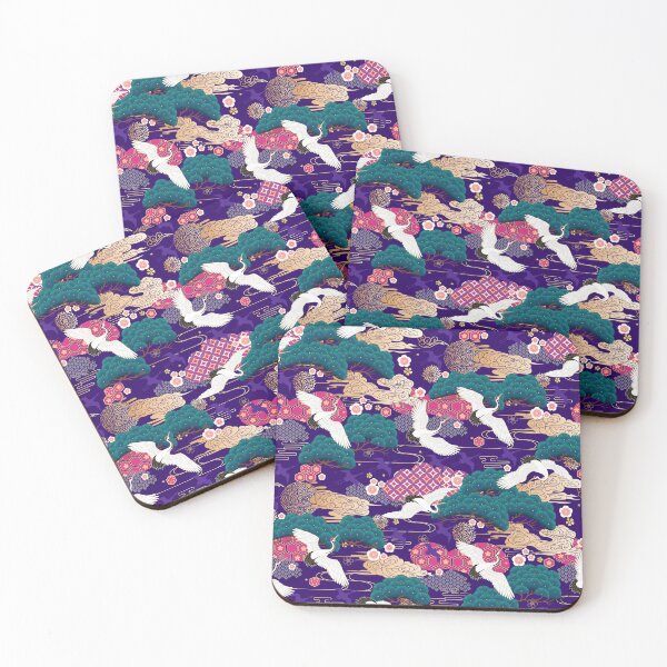 Item preview,  Japanese cranes pattern designed and sold by Oonamin.