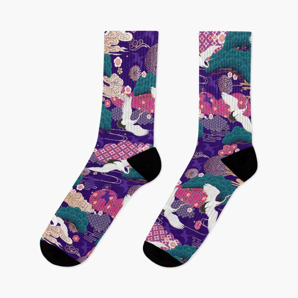 Item preview,  Japanese cranes pattern designed and sold by Oonamin.