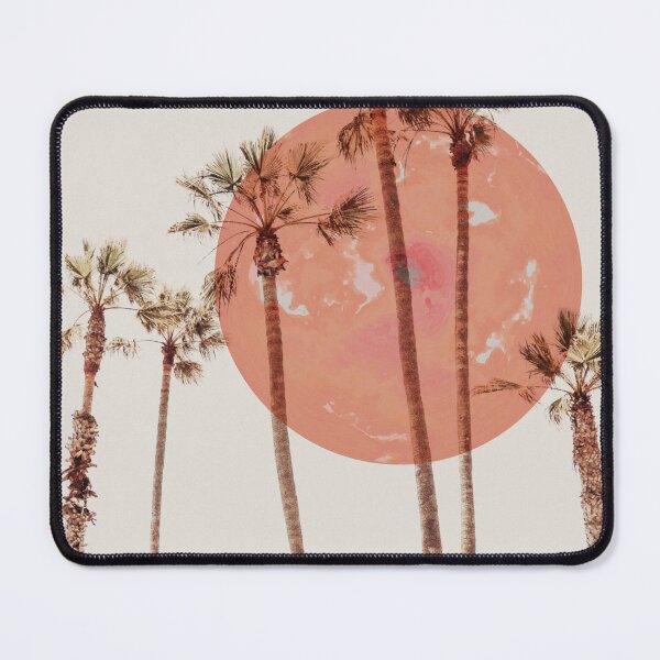 Item preview, Red moon and palm trees designed and sold by juliaemelian.