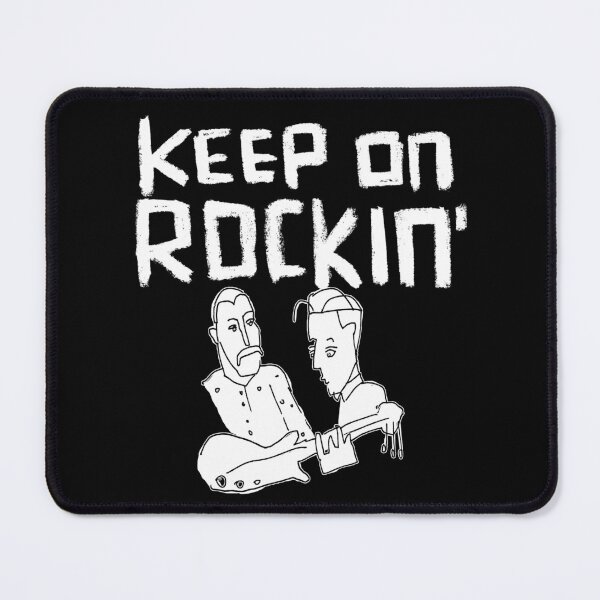 Artikelvorschau, Keep on Rockin Rock Musicians Moustache Band entworfen und verkauft von badlydrawnbabe.