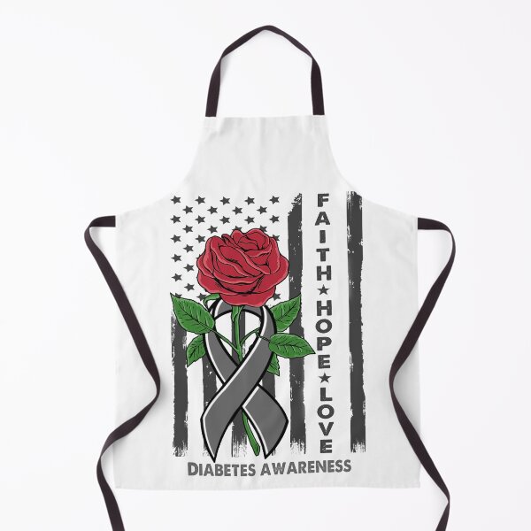 Item preview, Faith Hope Love Diabetes Awareness American Flag designed and sold by Kohend.