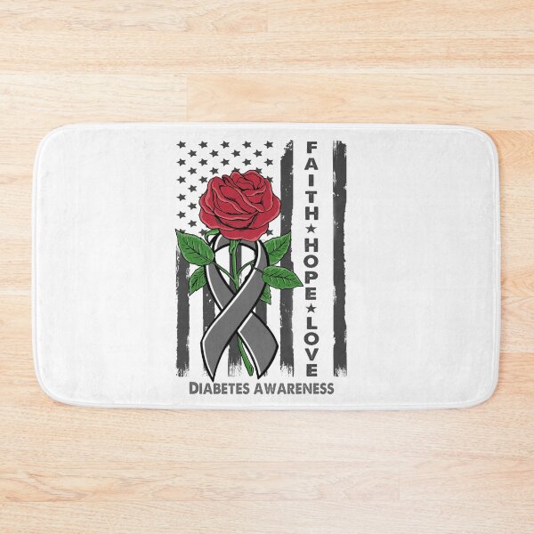 Item preview, Faith Hope Love Diabetes Awareness American Flag designed and sold by Kohend.