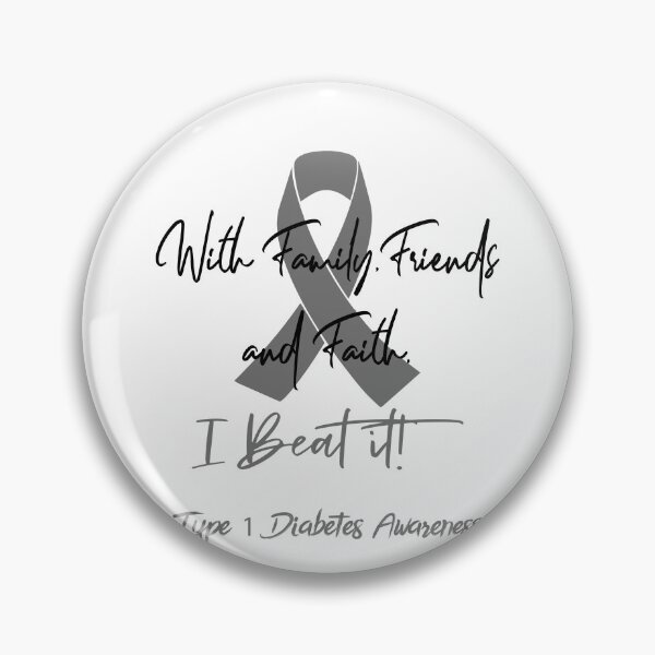 Item preview, Type 1 Diabetes Warrior - With Family, Friends, and Faith - I BEAT IT! designed and sold by Robbsyn.