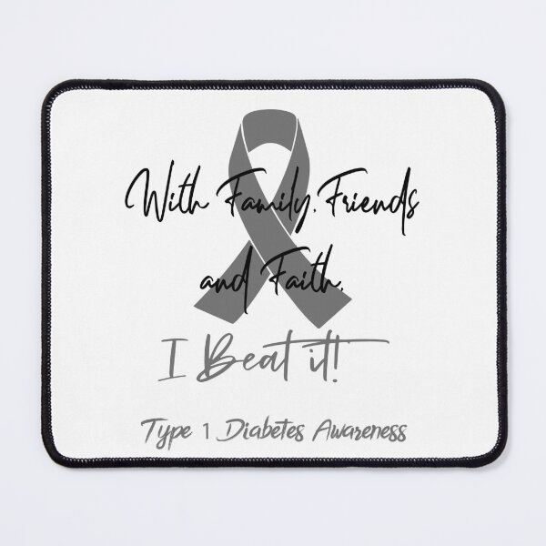 Item preview, Type 1 Diabetes Warrior - With Family, Friends, and Faith - I BEAT IT! designed and sold by Robbsyn.
